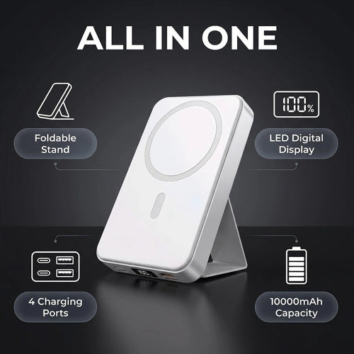 Charge 4 devices at once - iPhone, AirPods, Apple Watch, Smartphone
